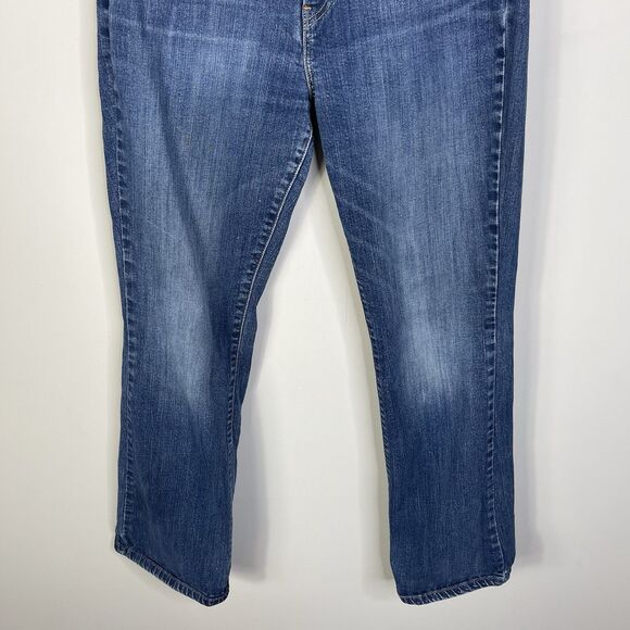 Levi’s 515 Bootcut Medium Wash Mid Rise Size 12M 31x30 Western Detailed Pockets - Picture 4 of 12